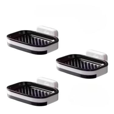 Imagem de Saboneteira Adesiva de Parede com Bandeja, Instalação Sem Perfuração para Banheiro(3)