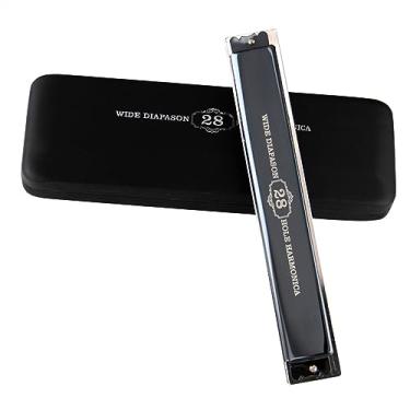 Imagem de Gaita de chave C de 28 furos de alta qualidade para estudantes adultos iniciantes desempenho profissional