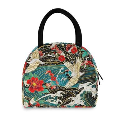 Imagem de GakkiGii Lancheira com isolamento térmico em estilo japonês, lancheira reutilizável à prova de vazamento para mulheres e homens, lancheira térmica para trabalho e viagens