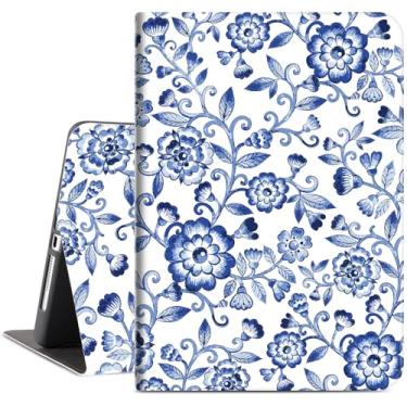 Imagem de Capa para iPad 9.7 para iPad 6ª geração, capa para iPad 5ª geração, iPad Air 2, capa para iPad 6ª geração, capa para iPad Air 1 de 9,7 polegadas, suporte ajustável em vários ângulos, despertar