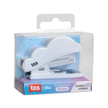 Imagem de Grampeador Tris Holic Dreamy – Nuvem Branca – 26/6 – até 20 folhas