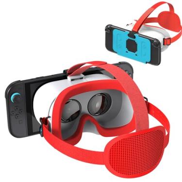 Imagem de VR Headset for Nintendo Switch 2 (2025), Switch 2 Virtual Reality VR Glasses with Adjustable HD Lenses and Comfortable Head Strap, 3D Goggles for Switch 2 Accessories (White & Blue)