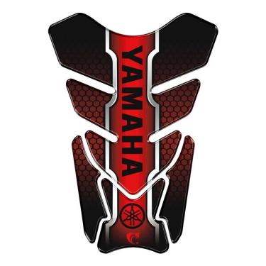 Imagem de Adesivo Resinado Protetor De Tanque Moto Yamaha Vermelho Cor Vermelho