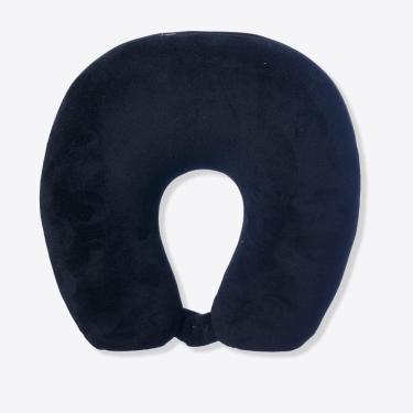 Imagem de Almofada Pescoço Massageadora Preta - Conforto nas Viagens