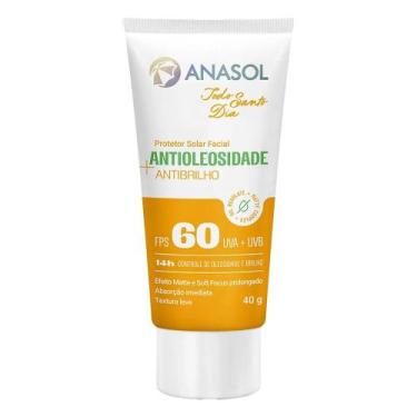 Imagem de Anasol Todo Santo Dia Protetor Solar Facial Antibrilho FPS60 40g