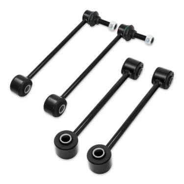 Imagem de Kit de 4 peças de estabilizador frontal e traseiro, compatível com Jeep Grand Cherokee 2005-2010, Commander 2006-2010, número de substituição K80468, K80861