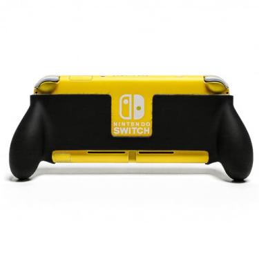 Imagem de Controle Grip para Nintendo Switch Lite, Suporte Anatômico, Acessório para Joy-Con, Ergonomia Gamer, Adaptação Precisa, Pegada Confortável, Joystick Switch (Preto)