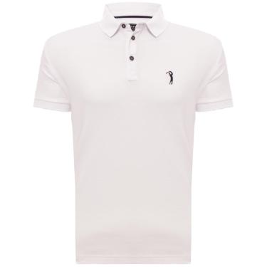 Imagem de Camisa Polo Aleatory Lisa Algodão Pima Masculina-Masculino