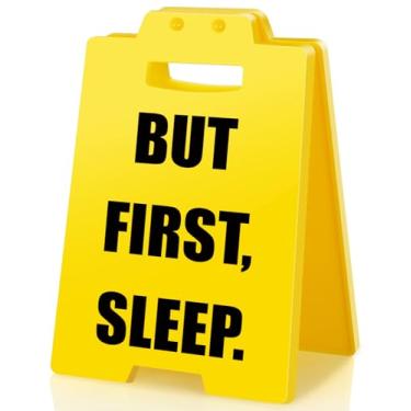 Imagem de BuiltFit Lembrete de sono engraçado para mulheres - But First Sleep, quarto, escritório, descanso, alívio da ansiedade, autocuidado, decoração relaxante, homens, estudantes universitários, colegas de