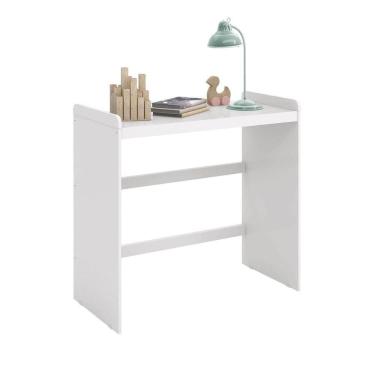 Imagem de Mini Escrivaninha Moisés Branco Fosco - Moveisaqui