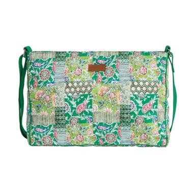 Imagem de Maison d' Hermine Bolsa de mão de algodão com alça de ombro ajustável, bolsa transversal com zíper e bolsos deslizantes, 63 - Victoria, 14.2" L x 3.9" W x 10.2" H (Hand Bag), Victoria