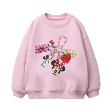 Imagem de Moletom Infantil De Manga Comprida Com Estampa Da Minnie, Disney, Com 