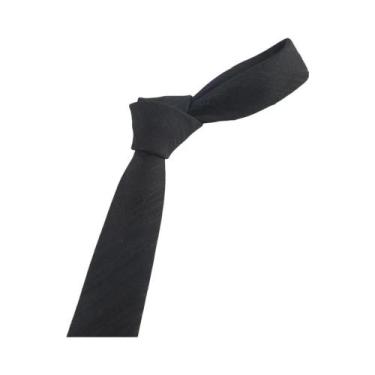 Imagem de Gravata Masculina Slim De 6cm 100% Algodão Feita À Mão Alta Qualidade 