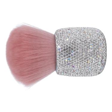 Imagem de Dioche Pincel de Poeira para Unhas, Macio, Fofo, Solto, Blush, para Arte Em Unhas, Removedor de Poeira, Formato de Cabeça de Cogumelo, Ferramenta de Maquiagem, Abs, Cabelo de Nylon