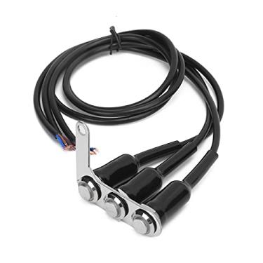 Imagem de Acouto Guiador Com Botão LED ON OFF - IP65 à Prova d'água, Interruptores Manuais e de Retorno Automático Farol, Buzina, Pisca-pisca e Dispositivos de Alimentação - Design Em Aço Inoxidável e Metal