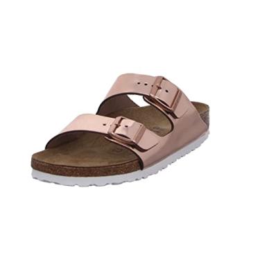 Imagem de Sand lia de couro unissex Birkenstock Arizona