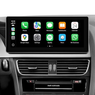 Imagem de Estéreo CarPlay sem fio de 10,25 polegadas para Audi A4 S4 RS4 A5 S5 RS5 2009-2016 B8 B8.5 com sistema multimídia Audi | Tela sensível ao toque HD | Mantenha câmera OEM, espelhamento de reprodução de