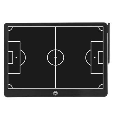 Imagem de Placa de treinamento de futebol reutilizável de 40,6 cm 】 Prancheta de futebol LCD portátil para treinadores | Placa de treinamento tático de equipe escolar juvenil com caneta