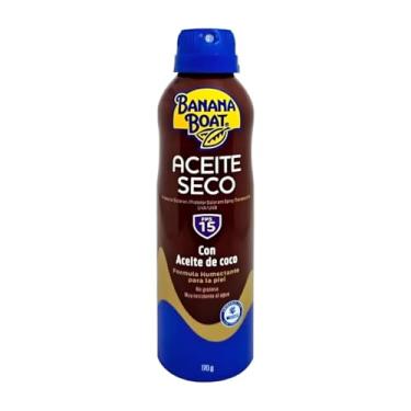 Imagem de Banana Boat Óleo Seco Bronzeador FPS 15 Aerossol 170g Toque Seco