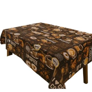 Imagem de Toalha de Mesa Térmica em PVC 4 Impermeável e Sofisticada Estampas Variadas(23 rosquinha,1 metro 1,00x1,40)