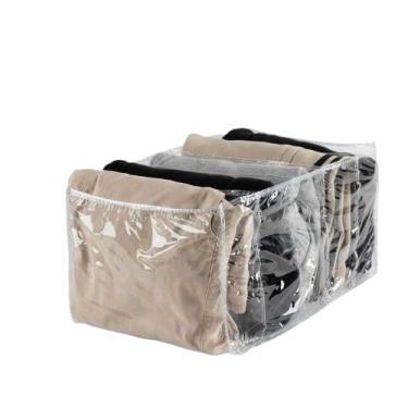 Imagem de Pacote Com 10 DivisóRias Grandes Em Formato De Colmeia Para Guarda-Roupa (20x25x40 Cm)(10 COLMEIAS (G),VIES TRANSPARENTE)