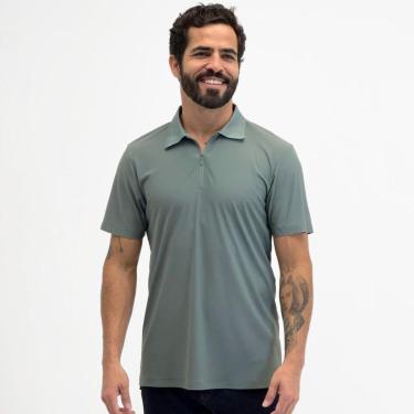 Imagem de Camisa Polo Sea Surf com Zíper Manga Curta Masculina-Masculino