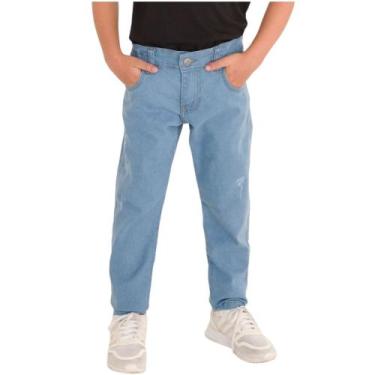 Imagem de Calça Jeans Infantil Juvenil Skinny Criança Menino - Daze Modas, Jeans