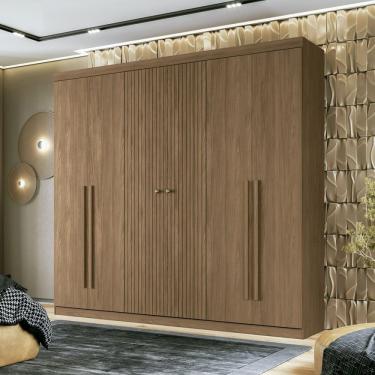 Imagem de Guarda Roupa Buriti 06 Portas Jatoba