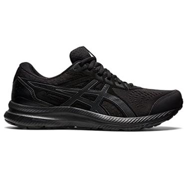 Imagem de ASICS T nis de corrida masculino Gel-Contend 8, Preto/cinza, 14 X-Wide