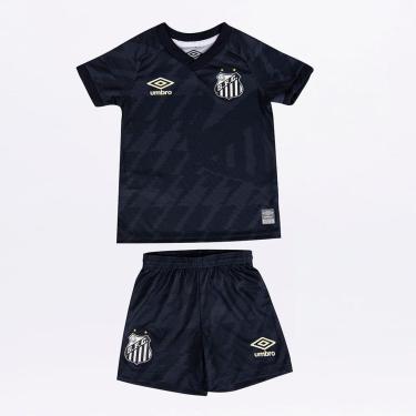 Imagem de Kit Santos Infantil III 21/22 s/n° Torcedor Umbro-Unissex