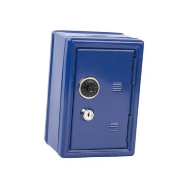 Imagem de simhoa Mini Cofrinho Multiuso Criativo e Fofo em Formato de Porquinho para Cosméticos, Maquiagem, Cartões, Banheiro e Sala de Estar, Azul Escuro