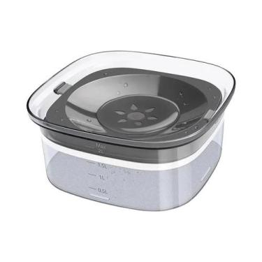 Imagem de Tigela De Água Para Cães Anti-Splash De Grande Capacidade 2L, Tigela F