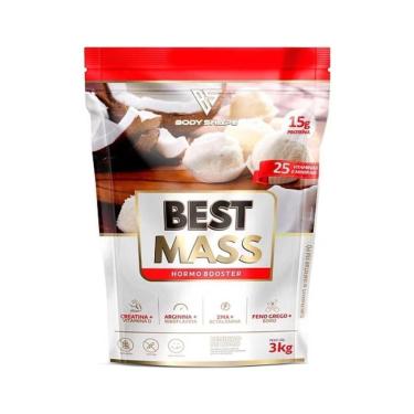 Imagem de HIPERCALÓRICO BEST MASS 3KG - BODY SHAPE SABOR:MORANGO;Tamanho:Único;Gênero:Unissex-Unissex