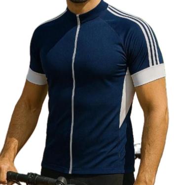 Imagem de Camiseta Ciclismo Masculina DA Modas Dry Zíper Frontal com Bolsos Traseiros - Alta Performance-Masculino