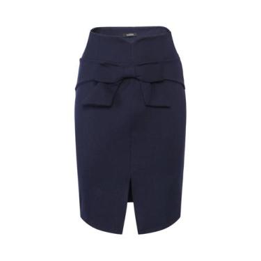 Imagem de Saia Lápis Elegante De Cintura Alta Para Mulheres, Comprimento Até O J