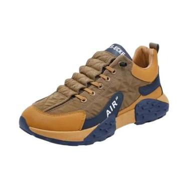Imagem de Tênis Masculino Com Solado Grosso Antiderrapante, Moda, Lace Up, Para 