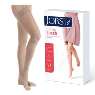 Imagem de Meia Coxa 7/8 Jobst Ultrasheer  Compressão 20-30 mmHg - Natural, G