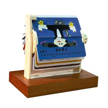 Imagem de Calendário de mesa 2026 | página rotativa, base de , mensal, diário, calendário de mesa, acessórios de mesa, para escritório, escola, sala de aula, dormitório, apartamento, ano novo