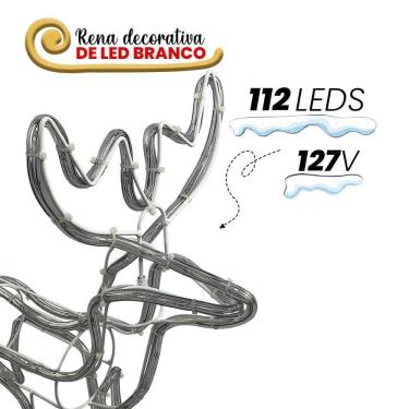 Imagem de Armação Rena Macho De Led Média - 110V