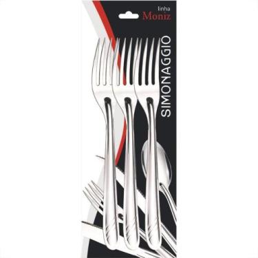 Imagem de Garfo Simonagio Mesa Moniz 3 Pecas Inox 200.103.0201.300 - SIMONAGGIO