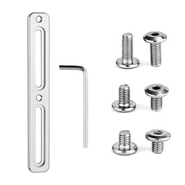Imagem de Adaptador de gaiola de garrafa de bicicleta, base de montagem B-RAD de liga de alumínio ajustável com posição alternativa, suportes de suporte de gaiola de garrafa de água para BTT Road Mountain Bike