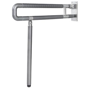 Imagem de HDVLXZLY Alças de vaso sanitário antiderrapantes com pernas de suporte, trilhos de vaso sanitário, barras de apoio para deficientes físicos para mulheres grávidas com deficiência