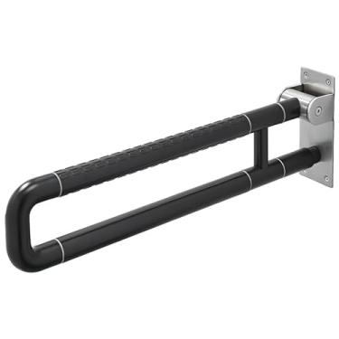 Imagem de Barras de apoio dobráveis para deficientes físicos, alças de chuveiro de aço inoxidável, trilhos de segurança para idosos com deficiência