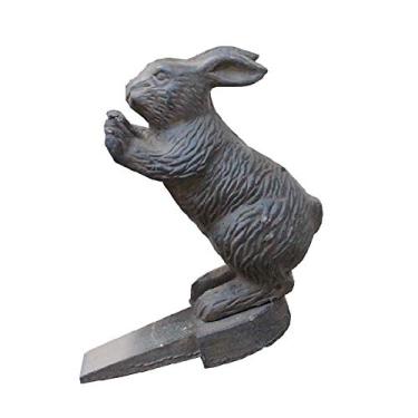 Imagem de Batente de porta rústico decorativo estilo country americano ferro fundido retro animal bonito batente de porta cunhas de porta casa jardim loja inferior protege pisos (cor: C1 tamanho: 18x9x22cm)