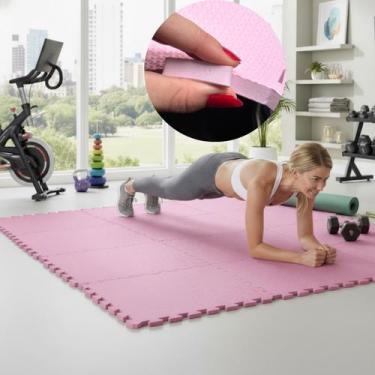 Imagem de Placa EVA 50x50 10mm Tapete Tatame Manta Borracha Piso Emborrachado Ac