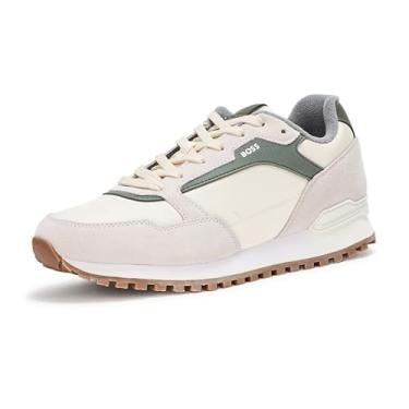 Imagem de BOSS Tênis feminino Parkour Runn, Cinza/musgo, 38