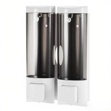 Imagem de Dispenser Manual de Líquido para Parede Sabonete Shampoo Banho Lotion Banheiro Restroom Hotel Comercial Residencial Escr