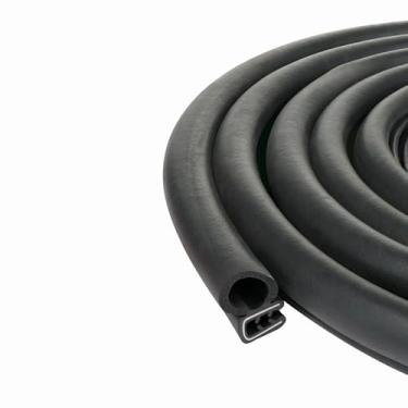 Imagem de Lâmpada horizontal de borracha para porta de carro com proteção contra intempéries, 13 Feet, Black