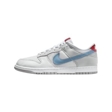 Imagem de Nike Tênis masculino Dunk Low (HF0391-001, prata metálico/cinza neutro/prata plana/tempestade egeana), Prata metálica/cinza neutro/prata plana/tempestade egeu, 36 BR