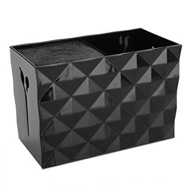 Imagem de Generic Ferramentas de Cabeleireiro Caixa de Armazenamento Durável Organizador Compacto para Tesoura Pente Grampo de Cabelo Cômoda para Cabeleireiros Material Abs Vermelho (Preto)